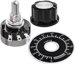 2pcs Rv24yn20s 10k Potentiometer Single Turn Carbon Film Rotary Taper Potentiome. Fixed Price $18.95.