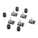 Cylewet 5pcs Ky-040 Rotary Encoder Module With 15 16.5 Mm Knob Cap For. Fixed Price $14.89.