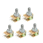 Wh148 10k Ohm Variable Resistors Double Rotating Tapered Carbon Film 5pcs. Fixed Price $7.78.