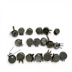 Allen-bradley Ohmite Clarostat Potentiometer 1k 10k 25k 75k Mixed Lot, 19 Pcs. Fixed Price $49.96.