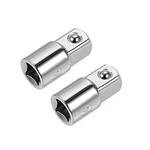 Uxcell 2 Pcs 3/8 Inch Drive (f) X 1/2 (m) 3/8" F To 1/2" M, Silver. Fixed Price $12.06.