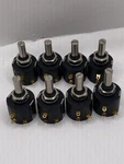 Lot Of 8 Copal M22e10 Potentiometer 10 Turn. Fixed Price $60.00.
