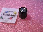 Pkg40b1/8 Augat Alcoswitch Ribbed Knob W. Line Indicator Black 3.175mm Nos Qty 1. Fixed Price $9.49.