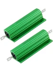 Uxcell 100w 4 Ohm Screw Tap Mounted Aluminum Housed Wirewound Resistors 2 Pcs. Fixed Price $7.00.