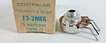Centralab Fastatch Ii Front F3-2meg 2 Megohm Taper C3 Nos. Fixed Price $39.99.