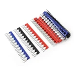 Yxq 100v 15a Jumper Block Terminal Strips Fork Type 12 Postions 15 Pcs. Fixed Price $18.03.