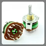 Alps Srrm1c0100 Rotary Switch Potentiometer 12-step 20mm Shaft Audio Control. Fixed Price $15.69.