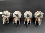 Clarostat 50k (50,000) Ohm Potentiometer Log Taper (qty 4). Fixed Price $14.50.