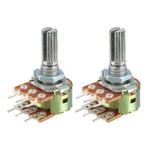 Uxcell Wh148 50k Ohm Variable Resistors Dual Rotary Carbon Film Taper.... Fixed Price $12.36.