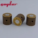 Guyker 3pcs Electric Guitar Bass Knobs Antique Brass Bullet Case Style. Fixed Price $16.99.