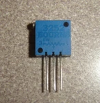 Bourns Pot 3252x-1-203, 25 Turn 20k 3/4w 1/2" Square Cermet, Nos. Fixed Price $7.00.