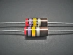 (2) 2w 5% 10% Carbon Comp Resistors, Ohmite, Allen Bradley Vintage Nos Oh Series. Fixed Price $1.95.