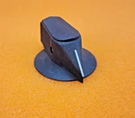 Raytheon Ms91528-2m2b 1-1/2" Control Knob Pointer Shirted Black Milspec Radio. Fixed Price $16.96.