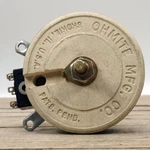 Ohmite Mfg.co. Reostat K10000-f2-360 0. 10a. 0014 Skokie, Il. Fixed Price $59.00.