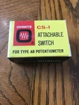 Ohmite Cs-1 Attachable Spst Switch For Type Ab Potentiometers 2 Amp 125 Volts. Fixed Price $8.49.