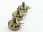 Qty 3 Nos Fp-3438 Type J Allen Bradley 1 Meg Ohms Audio Taper Potentiometer 1963. Fixed Price $16.89.