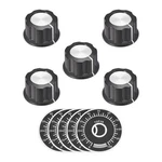 Potentiometer Rotary Knob 6mm Insert Shaft With Front Dial 5pcs. Fixed Price $10.60.