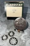 Nos Surplus Clarostat Potentiometer 43c2-5k 5000 625-8529. Fixed Price $72.99.