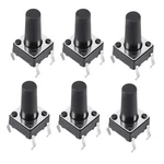 Uxcell 6x6x12mm Panel Momentary 4-pin Pcb Dip Tactile Tact Push Button Switch 10. Fixed Price $11.60.