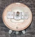 Ohmite Potentiometer 50 Ohms 2.12 Amps Model 1259 Ceramic. Fixed Price $50.00.