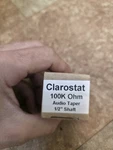 Clarostat 100k Audio Taper Potentiometer. Fixed Price $45.00.