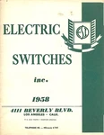 Mro Catalog - Esi Electrical Switches Cutler Hammer Arrow Hart 1958 (mr480). Fixed Price $14.63.