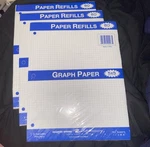 Roaring Spring Loose Leaf Graph Paper (80 Sheets - 8.5"x11" White). Fixed Price $7.99.