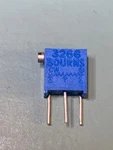 (50) New Bourns 3266x-1-103 Trimmer Potentiometer, 10kohm 12turn Thru-hole. Fixed Price $39.95.