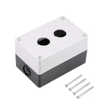 Uxcell Push Button Switch Control Station Box White-black(2 Holes), White. Fixed Price $14.48.