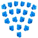 Flutesan 24 Pieces 10k Ohm Trim Potentiometer Kit With Knob Mainly Blue. Fixed Price $20.44.