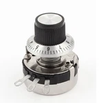 10k Ohm Circular Carbon Handle Linear Variable Potentiometer Dial Knob. Fixed Price $8.01.