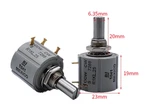 1pcs Precision Wire Wound Multi-turn Potentiometer Ccw Cw S 7286 R1k. Fixed Price $38.39.