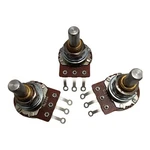 3 X Bourns 1/4 Inch Solid Shaft 24mm 250k High Torque Guitar Or Bass Pots. Fixed Price $16.99.
