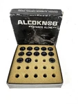 Box Of 13 New Alco Anodized Aluminum Knobs Ks-500b Fluted Knob W/line Indicator. Fixed Price $65.00.