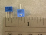 40 Bourns 3362p 500 Ohm 1/4"sq. Trim Potentiometers. Fixed Price $19.99.